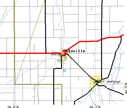Ottoville, OH (45876) map
