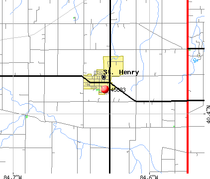 St. Henry, OH (45883) map