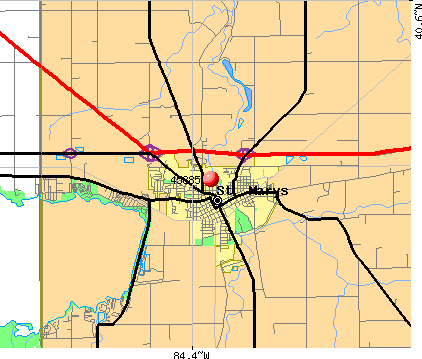 St. Marys, OH (45885) map