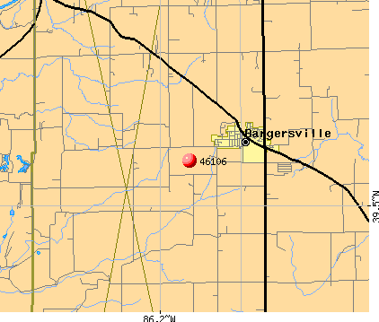 Bargersville, IN (46106) map