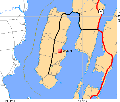 Isle La Motte, VT (05463) map