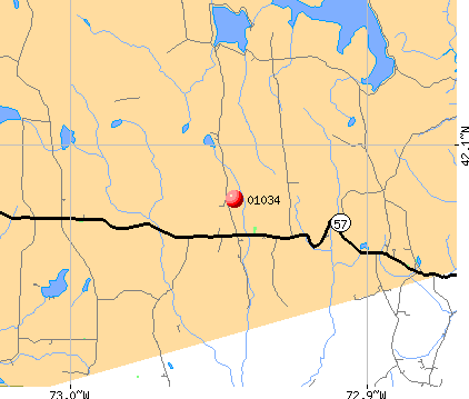 Granville, MA (01034) map