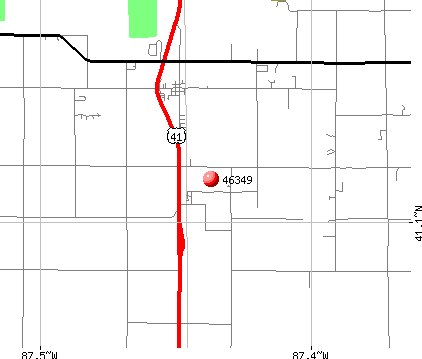 Lake Village, IN (46349) map