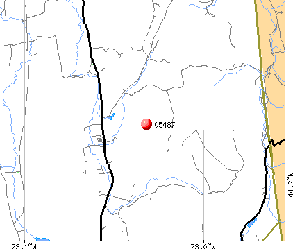 Starksboro, VT (05487) map