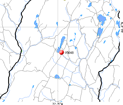 Calais, VT (05648) map