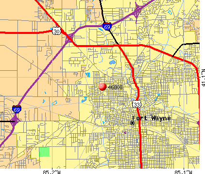 25 Fort Wayne In Zip Code Map - Maps Online For You