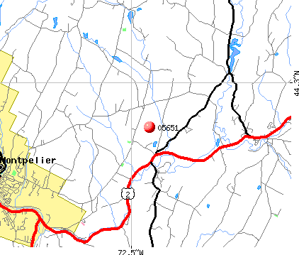 East Montpelier, VT (05651) map