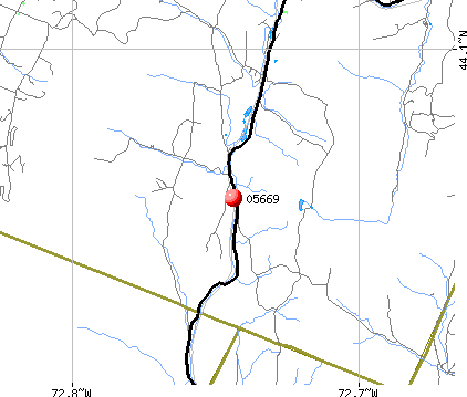 Roxbury, VT (05669) map