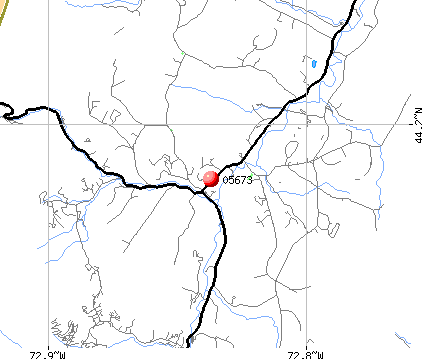 Waitsfield, VT (05673) map