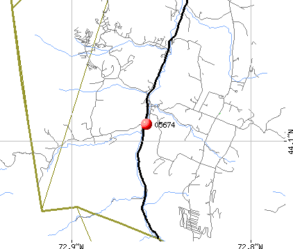 Warren, VT (05674) map