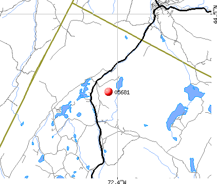 Woodbury, VT (05681) map