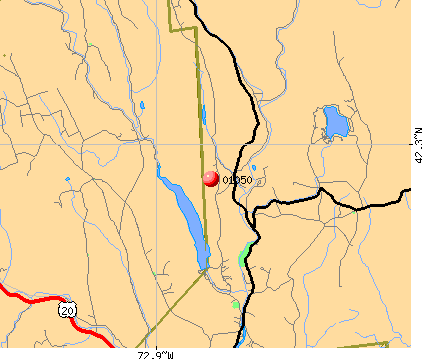 Huntington, MA (01050) map