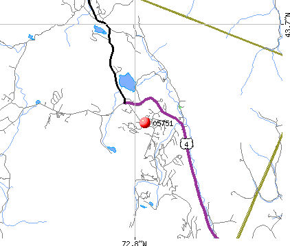 Killington, VT (05751) map