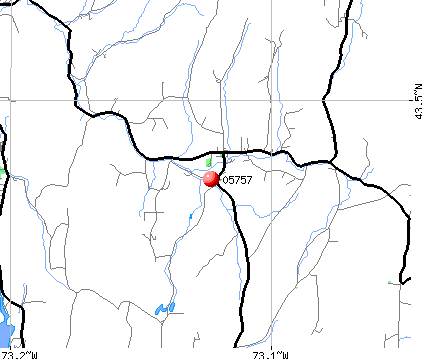Middletown Springs, VT (05757) map