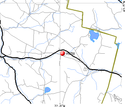 Mount Holly, VT (05758) map