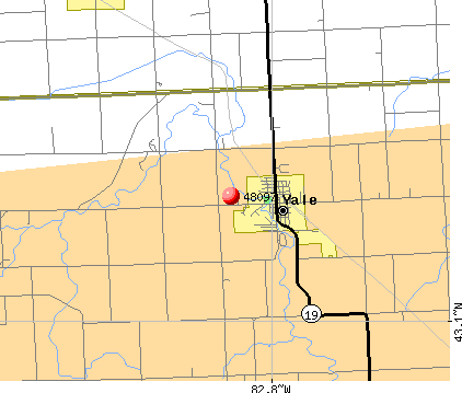 Yale, MI (48097) map