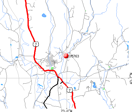 Pittsford, VT (05763) map