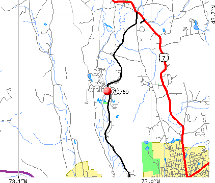 Proctor, VT (05765) map