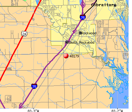 South Rockwood, MI (48179) map