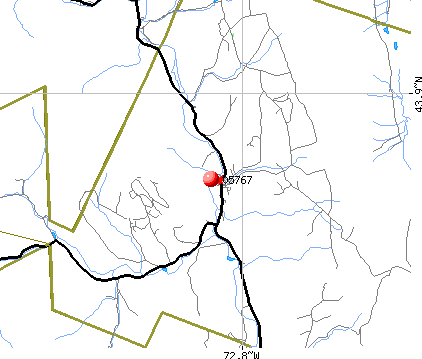 Rochester, VT (05767) map