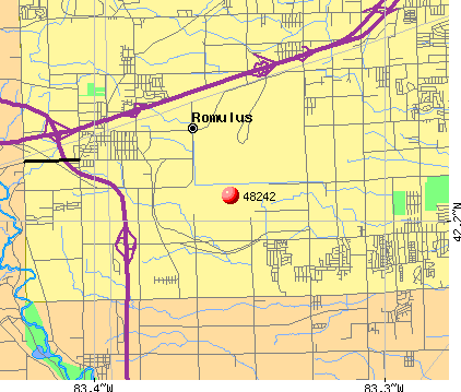 Detroit, MI (48242) map