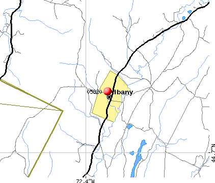 Albany, VT (05820) map