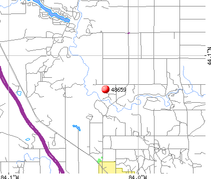 Sterling, MI (48659) map