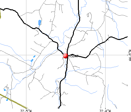 Lowell, VT (05847) map