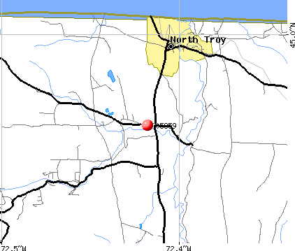 North Troy, VT (05859) map