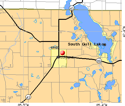 Richland, MI (49083) map