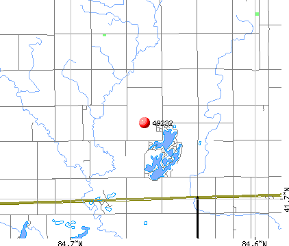 Camden, MI (49232) map