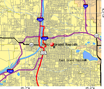 east grand rapids zip code map Zip Code For East Grand Rapids Michigan east grand rapids zip code map