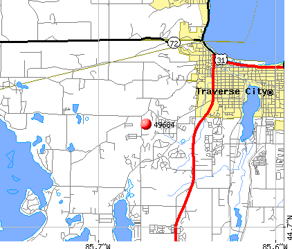 Traverse City Zip Code Map – Interactive Map