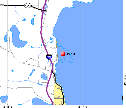 St. Ignace, MI (49781) map