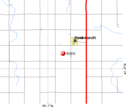 Rembrandt, IA (50576) map