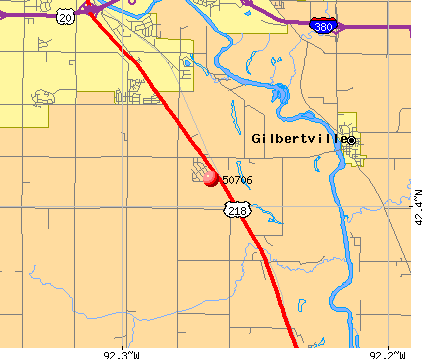 Waterloo, IA (50706) map