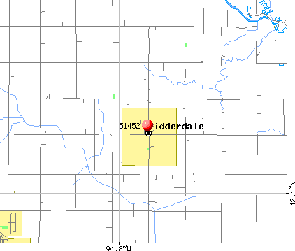 Lidderdale, IA (51452) map