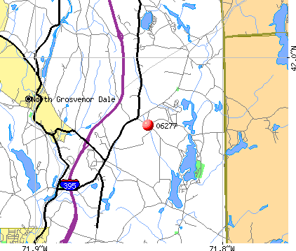 Thompson, CT (06277) map