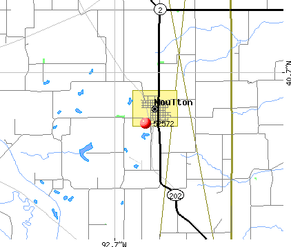 Moulton, IA (52572) map