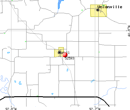 Udell, IA (52593) map
