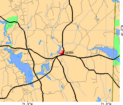 Voluntown, CT (06384) map
