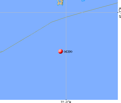 Fishers Island, NY (06390) map