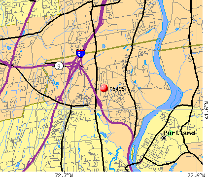 Cromwell, CT (06416) map