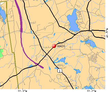 Salem, CT (06420) map