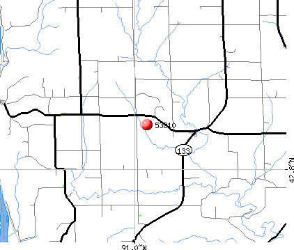 Glen Haven, WI (53810) map