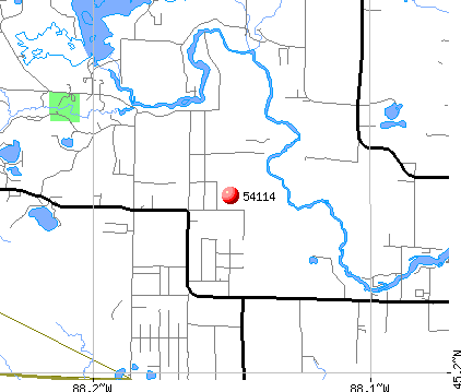 Crivitz, WI (54114) map