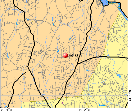 Monroe, CT (06468) map