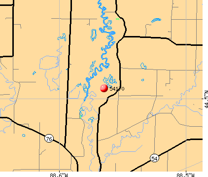 Shiocton, WI (54170) map