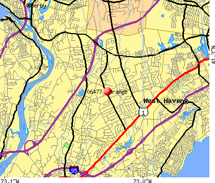 Orange, CT (06477) map