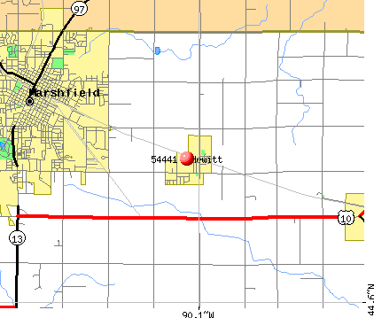 Hewitt, WI (54441) map